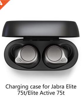 Charging Case Box for Jabra Elite 75t/Elite Active 75t Blue