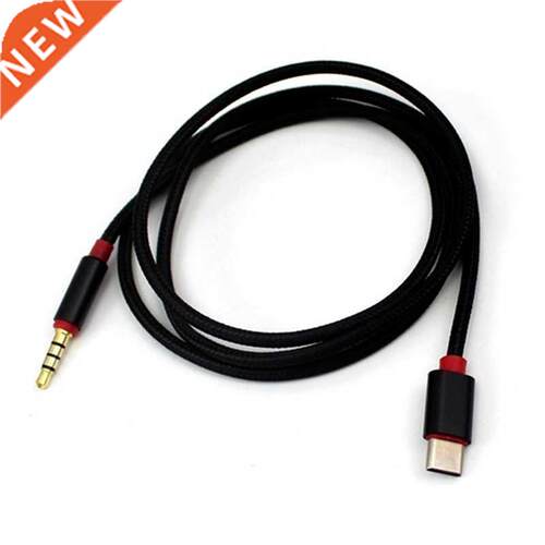 1M Type-c To 3.5mm Audio Cable Aux Car Radio Cable for Huawe