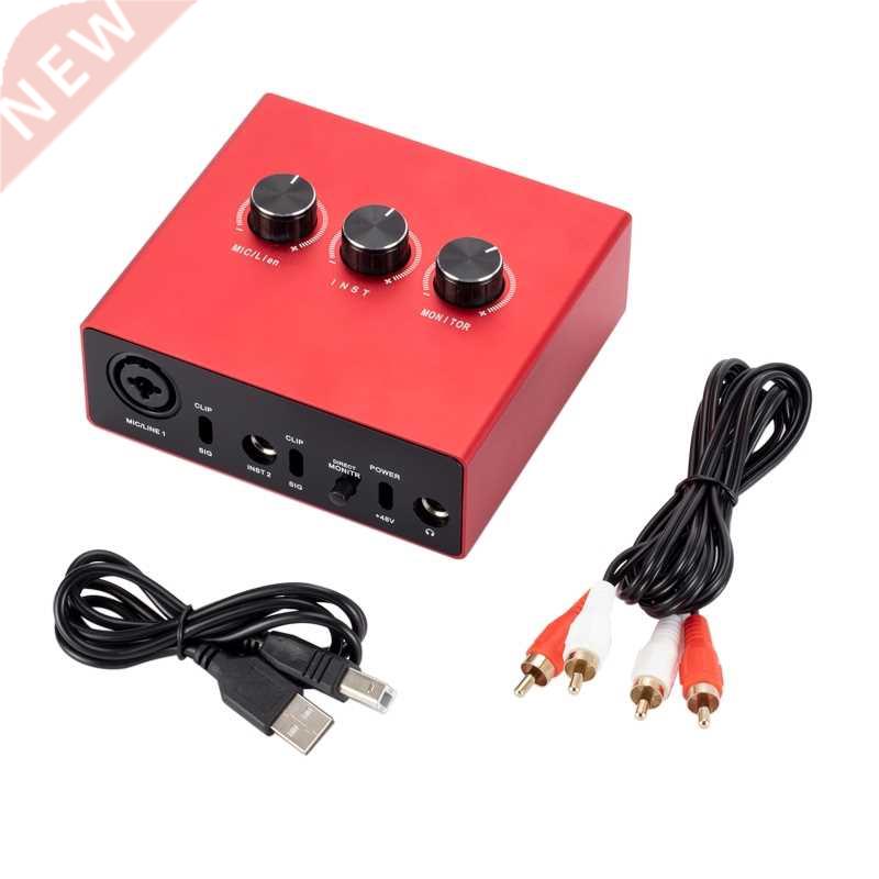 USB Audio Interface Audio Mixer Sound Board Audio Mixer Soun