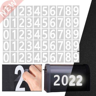 New In Mailbox Numbers For Outside 5 Sets 0-9 Reflective