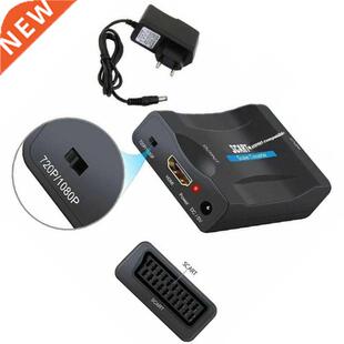 1080P SCART To HDMI-compatible Video Audio Converter AV Sign