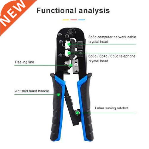 Network Tool Kit Wire Crimping Pliers Crystal Head RJ45