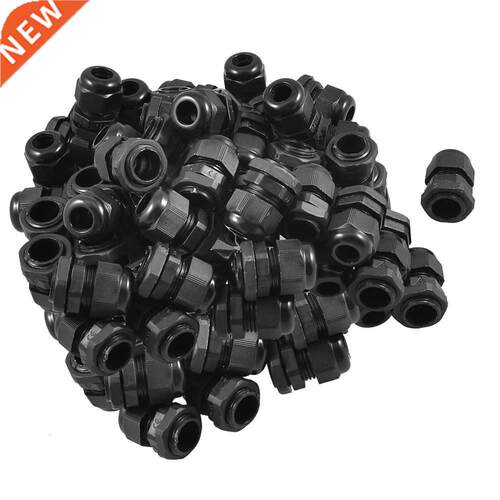 50 x Black Connector PG11 5-10mm Diameter Cable Gland