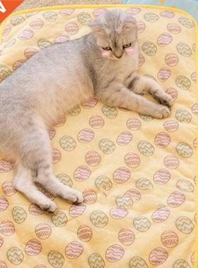 Pet Cooling Mat Cat Dog Soft Smooth Automatically Cooled