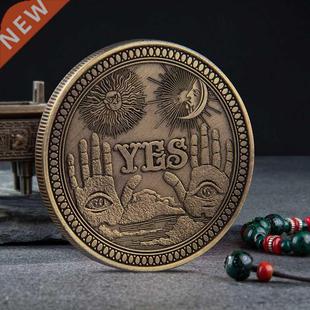 Yes or No Prediction Decision Coin Ouija All-Seeing Eye or D