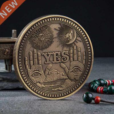 Yes or No Prediction Decision Coin Ouija All-Seeing Eye or D