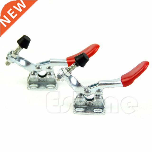2Pcs Toggle Clamp GH201A 201A Horizontal Clamp Hand Tool Ni