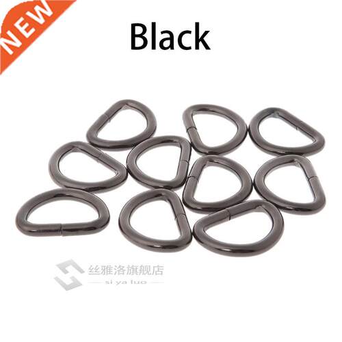 10pcs 13-25mm Metal D Ring Buckle  Leather Craft Strap Pe