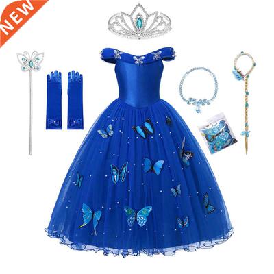 Cinderella Dress For Girls Carnival Party Christmas Cosplay