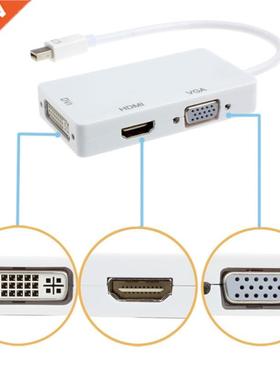 Display Port Thunderbolt to DVI VGA HDMI Adapter  in1 for M