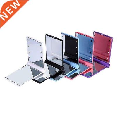 Foldable 8LED Lighted Makeup Vanity Mirror Tabletop