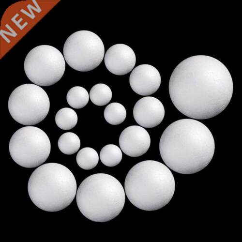 100pcs DIY Modelling Polystyrene Styrofoam Foam Ball Xmas We