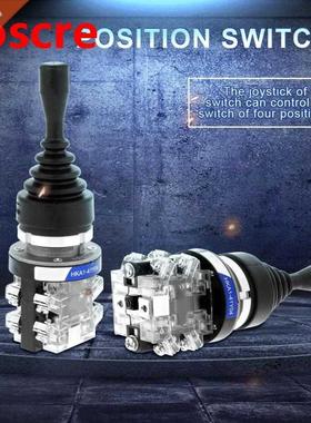 4NO 4 Position Cross Rocker Switch AC 80V 15A Joystick Wobb