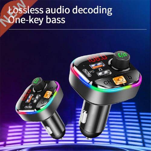 kebidu Bluetooth5.0 FM Transmitter Car Charger Car Player
