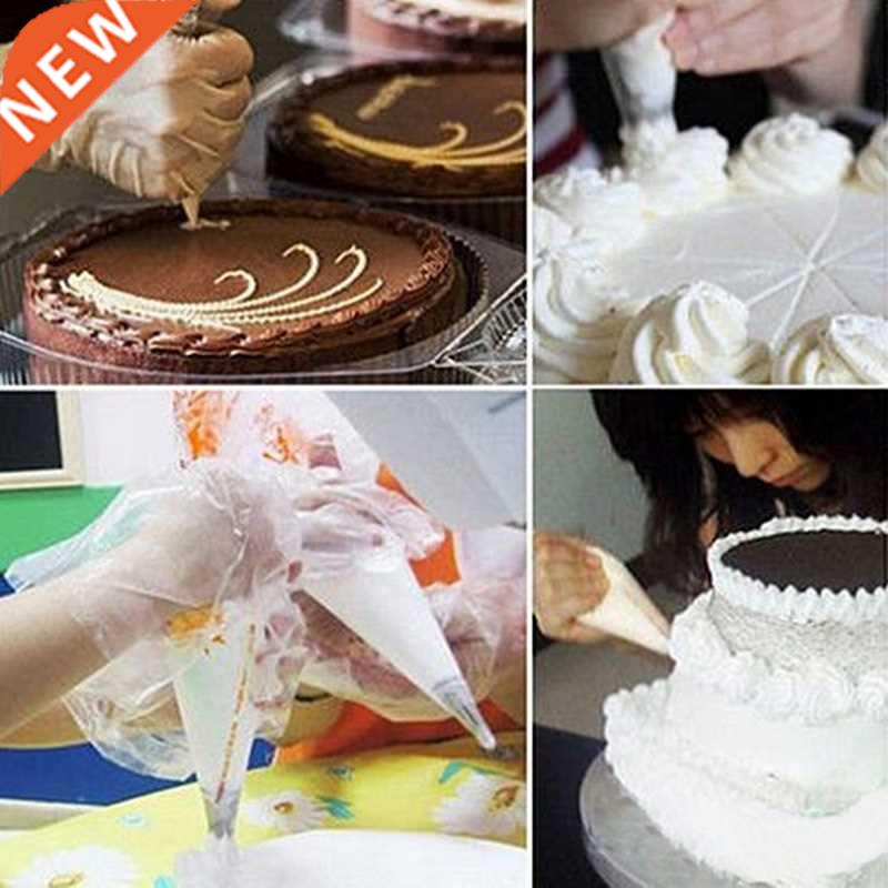 50pcs/100Pcs Pack Pastry Bag S/M/L Size Disposable Piping Ba