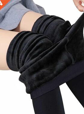 Women Winter Leggings Warm Plus Size Leggins High Waist Soli