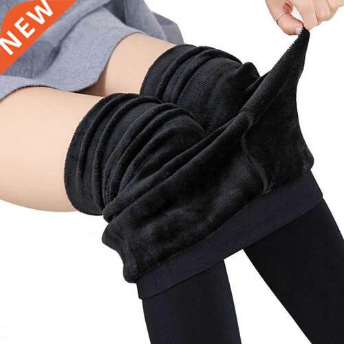 Women Winter Leggings Warm Plus Size Leggins High Waist Soli