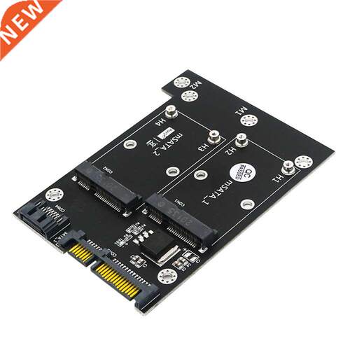 All in One mSATA SSD to SATA Adapter 2 in 1 Msata SSD to Dua