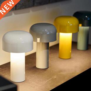 Mushroom Table Lamp Portable Wireless Charging Touch Table