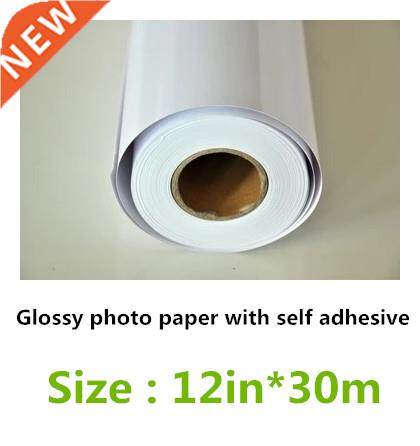 12in Sticker high glossy 150g photo Paper rolls, roll print