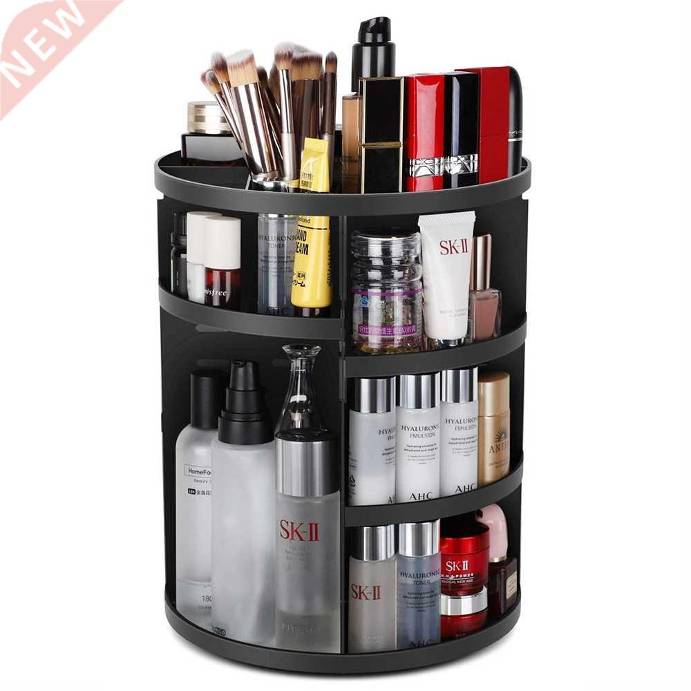 Dressing Table Storage Box 60 Degree Rotation Skincare Prod