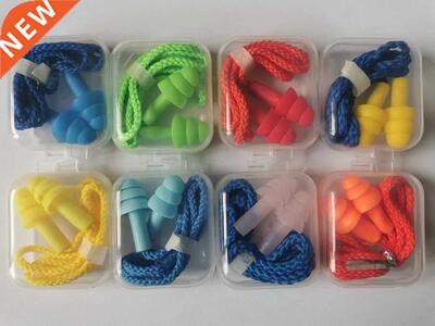 4pieces box-packed comfort earplugs noise reduction silicone