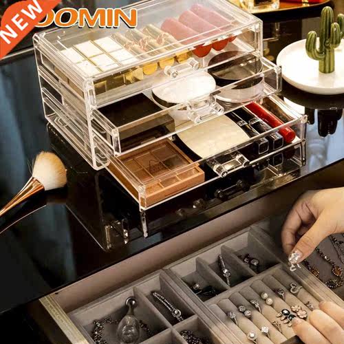 HOOMIN Necklace Bracelet Ring Organizer Acrylic Jewelry