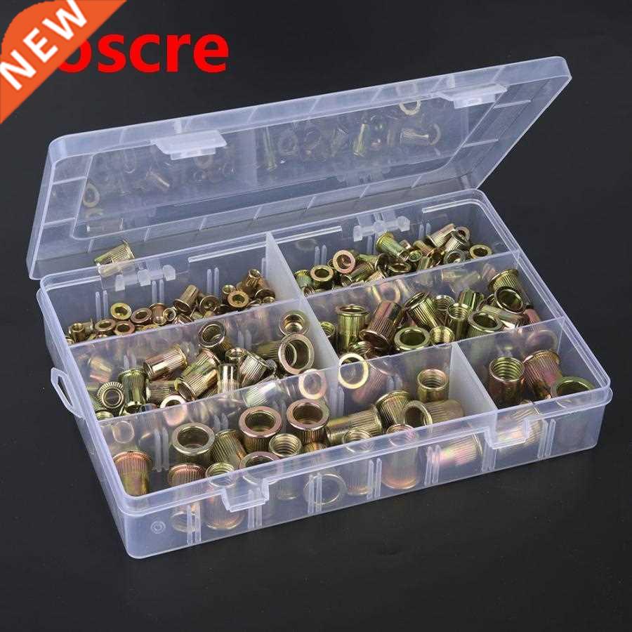 Wood Insert Nut T Nut 210pcs Carbon Steel Nutsert Kit , M5,