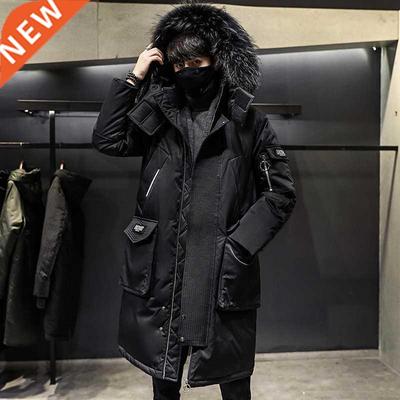 2021 Fashionable Coat Thicken Jacket men Hooded Warm Lengthe