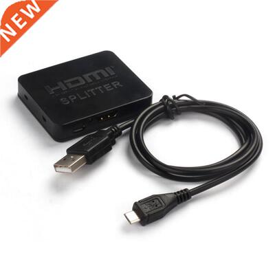 View HD USB Cable HDMI Switch Splitter 1 Input to 2 Output 1