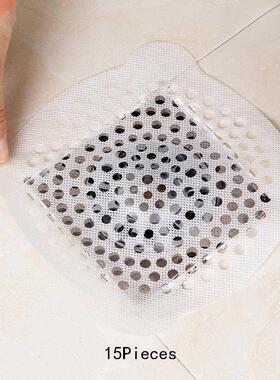 15pcs Kitchen Tools Bathroom Hair Filter Toilet Non-woven Pr