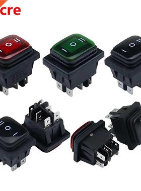 KCD4 Heavy Duty 16A 250VAC Waterproof Rocker Switch 6pin D