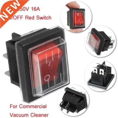 1PC 6x29mm 250V SPST 4 Pin Waterproof Boat Rocker Switch Fo