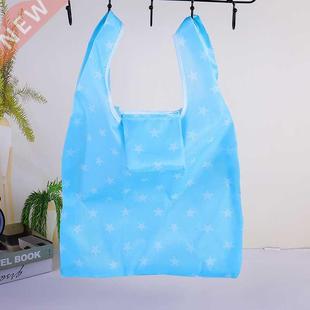 Hot Sale Fashion Printing Foldable Green Shopping Bag Tote