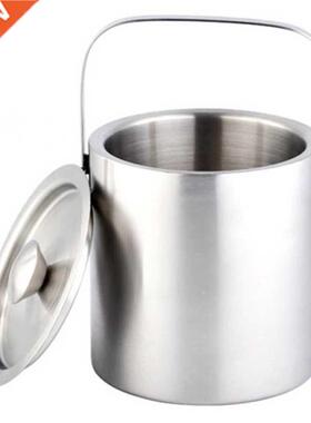 Large 1.3L Insulated Double Walled Stainless Steel Ice Bucke