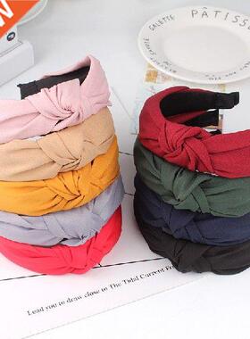 1Pcs Pure Color Girls Hair Accessories Woman Headband