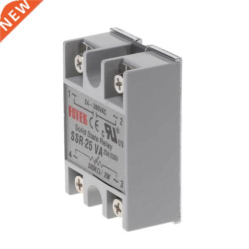 24V-380V SSR-25VA 10A DC-AC Solid State Relay Module For Tem