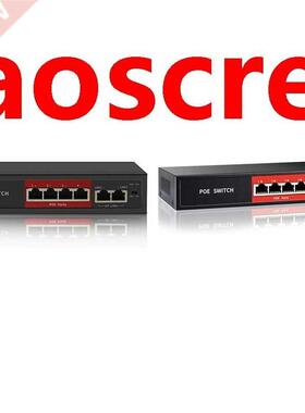 48V 65W POE Switch with 4 100Mbps Ports IEEE 802. Af/At ove