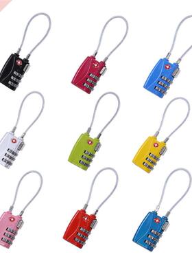 Resettable  Digit Combination Lock Travel Suitcase Luggage