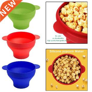 Microwaveable Silicone Popcorn Maker BPA Free Collapsible