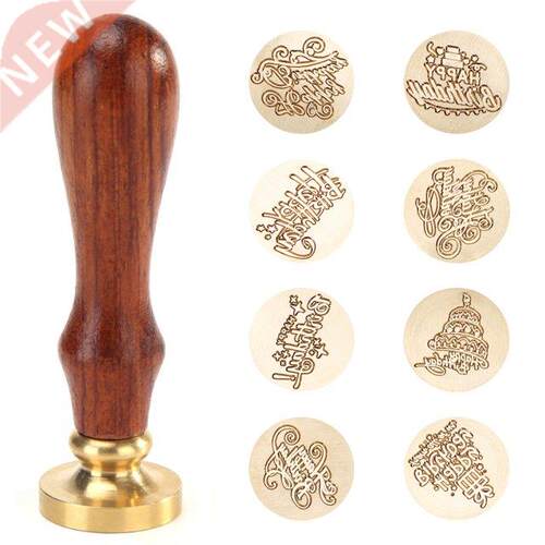 Seal Stamp Retro Wax Invitation Decorative Sealing Happy Bir