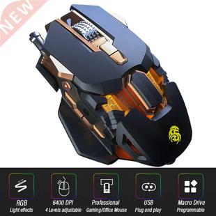 Ergonomic Gaming Mouse Computer-Mice Gamer Wired Lap Usb-