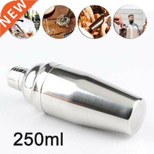 250ML Stainless Cocktail Shaker Cup Easy Clean Mixer Drinks