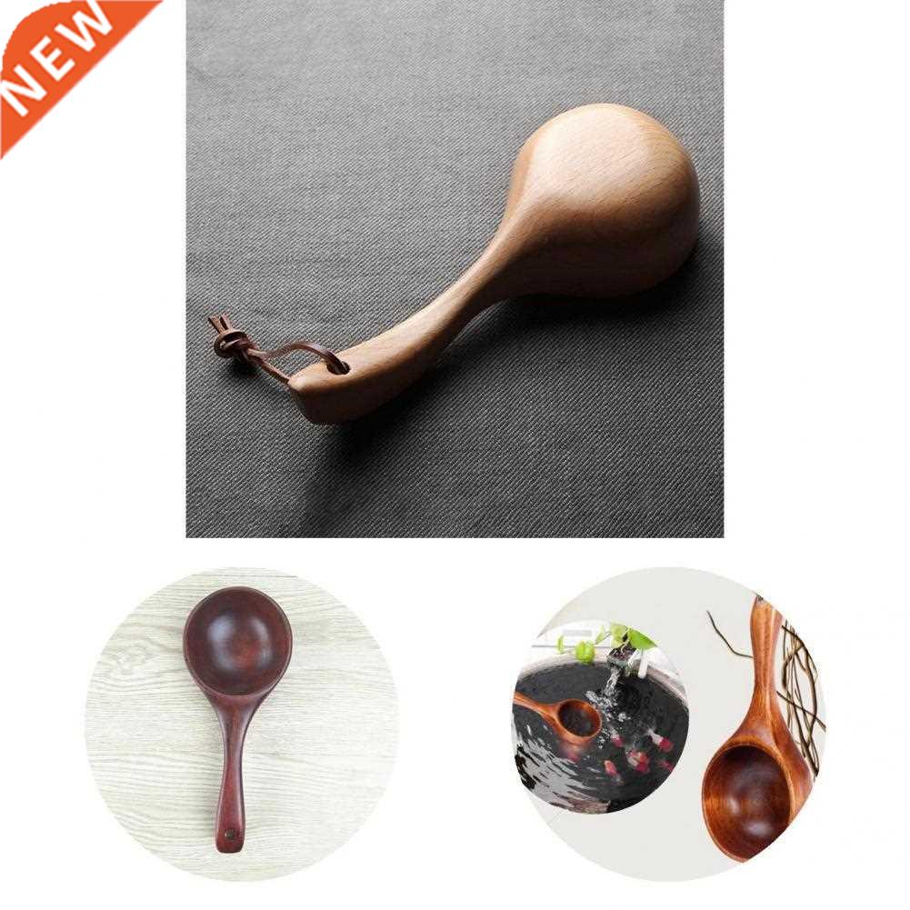 Durable Water Ladle Stable Wooden Spoon Japan Style