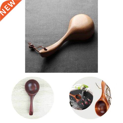 Durable Water Ladle Stable Wooden Spoon Japan Style