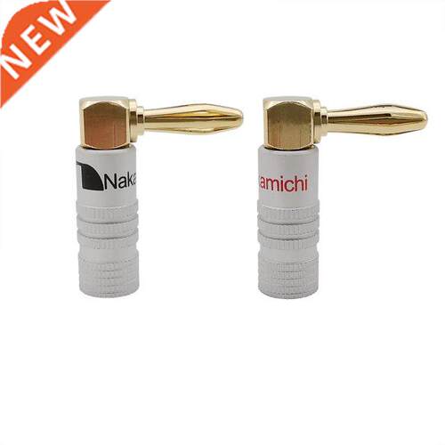 1/2Pcs Right Angle 90 Degrees 4mm Banana Plug Connector L Sh