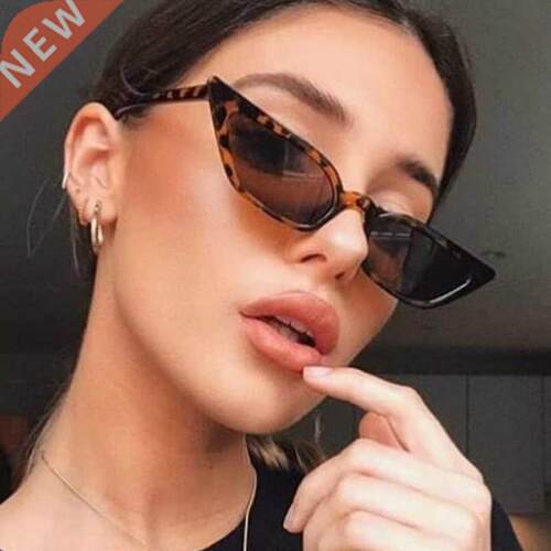 New Pink Cat Eye Sunglasses Woman Vintage Black Cateye Sungl