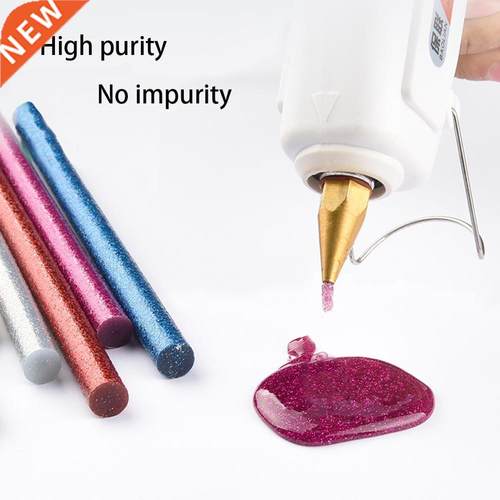 10Pcs Colored Hot Melt Glue Sticks 11mm Adhesive Assorted Gl