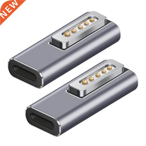 2pcs 20v 5a Type-c Magnetic Usb Pd Adapter For Macbook Air/p