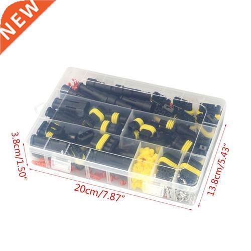 352Pcs/box Waterproof Connectors 1/2/3/4 Pin Car Electrical